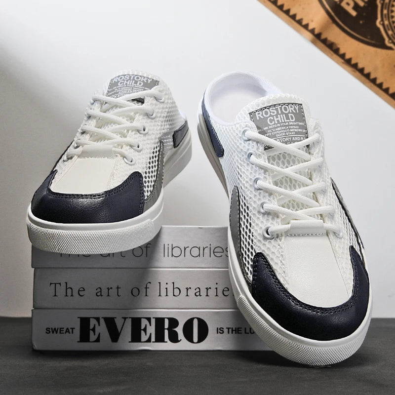 Casual Shoes For Men New Flat Canvas Sneakers Shoes Male Trend Walking Shoes Male Summer Street Style Student Sneakers