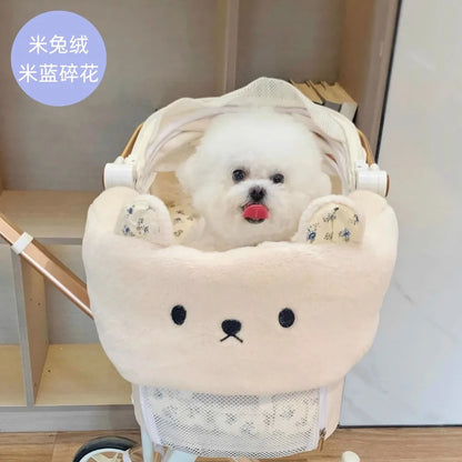 Cat and Dog Strollers Edge Pads Removable and Washable Seat Pads Anti-dirt Padding for Pet Stroller Pet Products Accessories