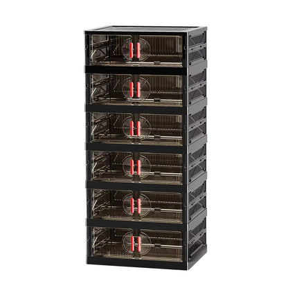 Living Room Shoe Cabinet Multilayer Storage Storage Folding Large Capacity Shelves Household Snack Cabinet Furniture