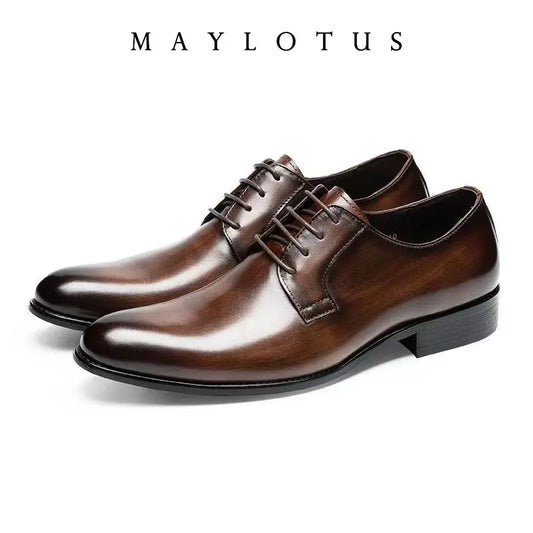Men Shoes Leather Formal Men‘s Shoes Oxfords Male Wedding Party Office Business Shoe Male Zapatos De Hombre