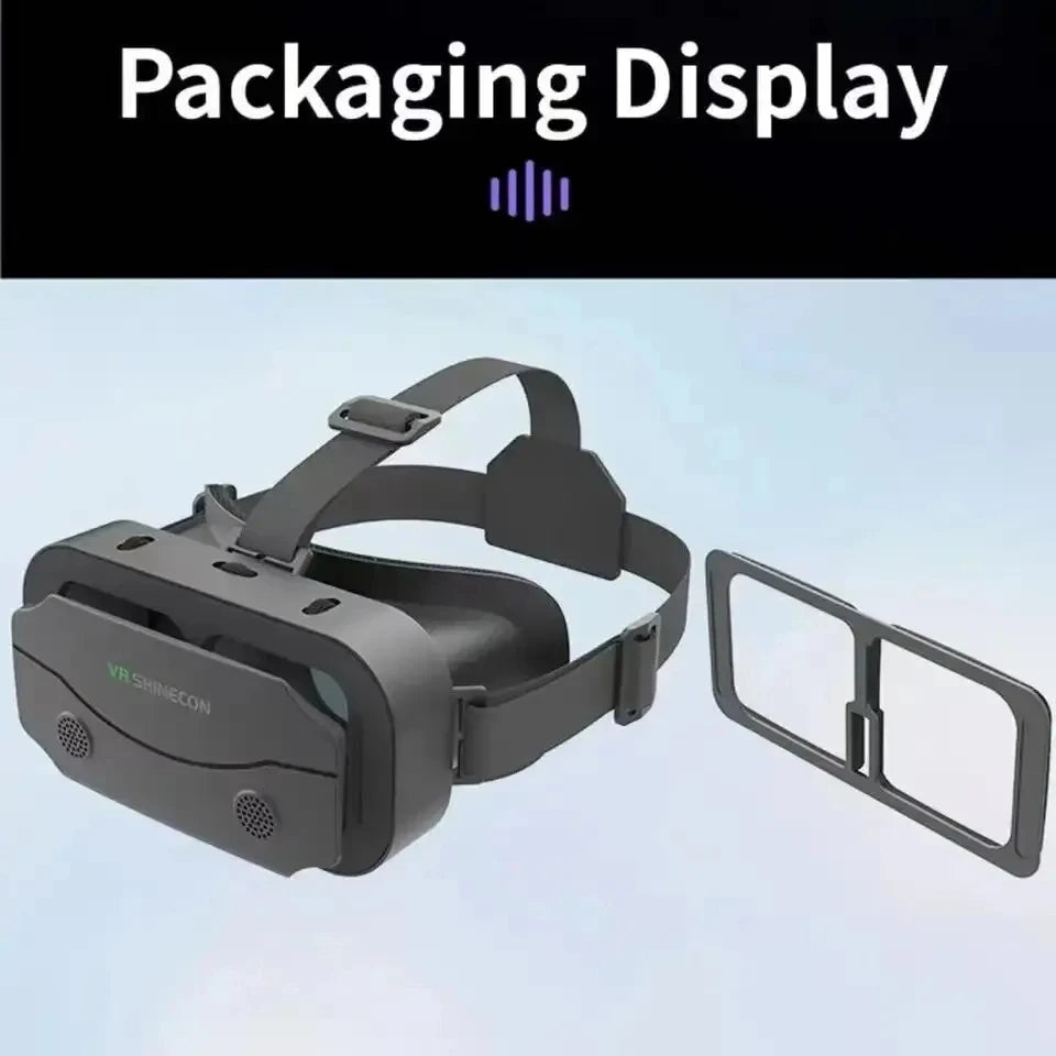 3D Virtual Reality VR Glasses Headset Devices Helmet Lenses Goggles Smart For Smartphones Phone Cell Mobile Game Viar Viewer Set