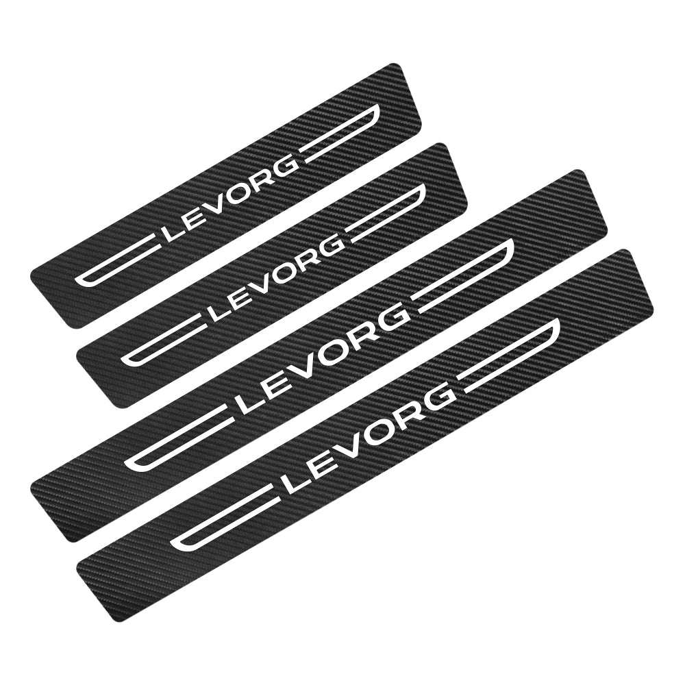 For Subaru Forester XV Outback WRX BRZ Ascent Tribeca Exiga Car Anti-scratch Accessories Auto Door Sill Protective Stickers