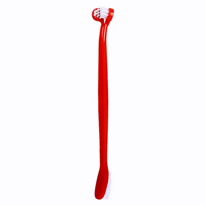 Dog Toothbrush Double-head Dogs Toothbrushes Oral Care Dog Teeth Cleaning Small Pet Mouth Cleaning Cat Toothbrush Pet Products