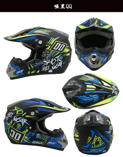 2019 New Flip Up Motorcycle Helmet Children motocross Off Road Helmet ATV Dirt bike Downhill MTB DH racing helmet.