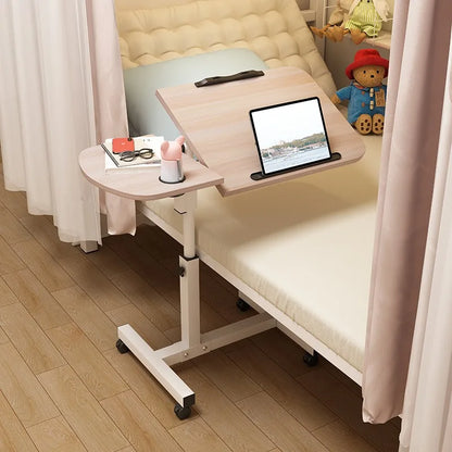 Simple notebook computer desk, computer desk on bed, mobile floor lift bedside table