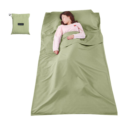 115cm*210cm Lightweight Sleeping Bag Liner Portable Multi-person Sleeping Sack Outdoor Camping Hotel Travel Sheet