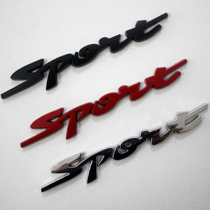 Car Accessories Stickers Styling Metal 3D Plating Auto Car Trunk Modified Racing Sport Word Letter Emblem Badge Decal Stickers