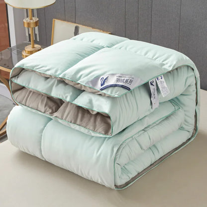 New 3D down comforter, soft goose down comforter, skin friendly cotton fabric, warm comforter, luxurious four season comforter