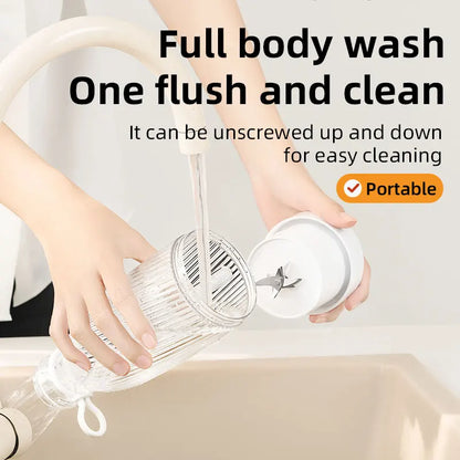 Portable Blender 500ml Mini Juicer USB Rechargeable Personal Smoothie Maker Multifunctional Travel Juice Cup Home Office