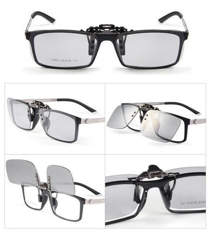 Sunglasses Photochromic Clip-on Sunglasses Fishing Sunglasses UV400 For Sports Water Activities Daily Wear