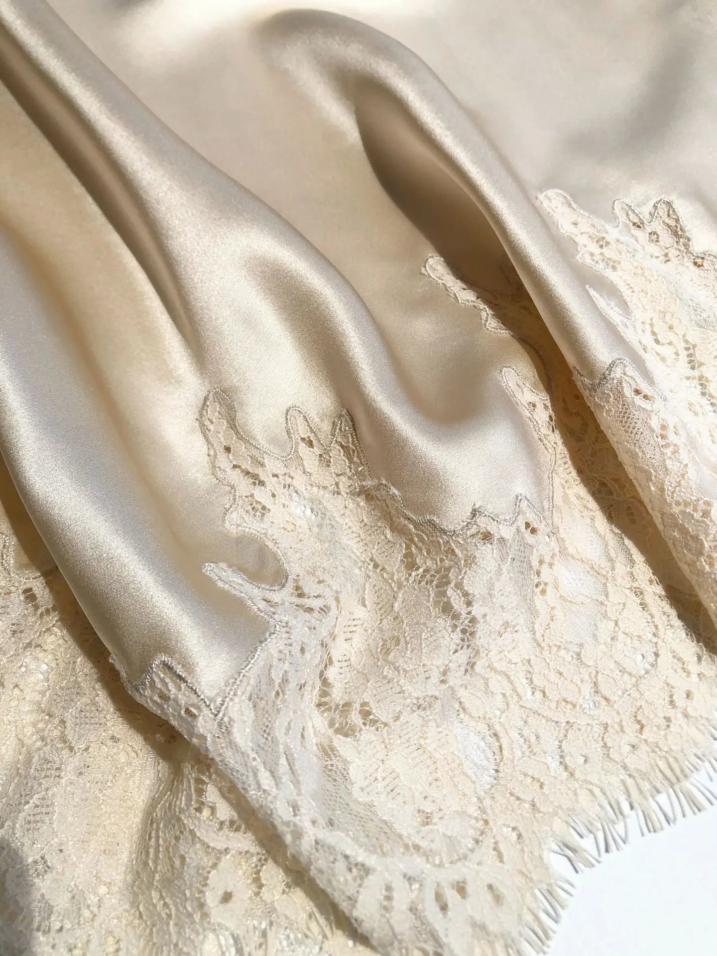 Women 100%Silk Lace Patchwork Set V-Neck Sleeveless Camisole + High Waist Shorts + Straight Long Skirt Sexy Ladies Suits