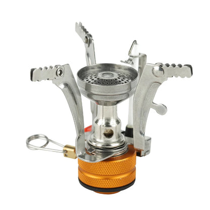 Gas Cooker Camping Accessories Portable Outdoor Camping Aluminum Alloy Ultra Light Picnic Cooking Camp Stove Survival Furnace