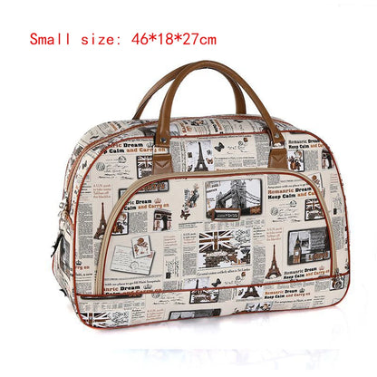 2022 Fashion Cartoon Print Travel Bags for Women Large Travel Handbag Men Weekend Multifunctional Duffle Bag Shoulder Travel Bag