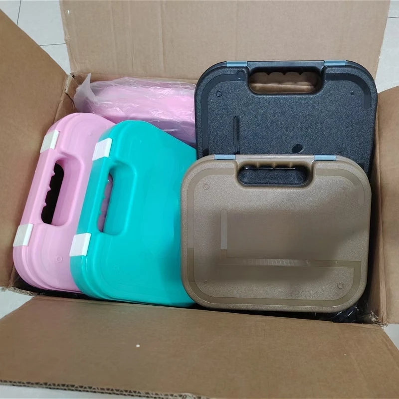 Tactical G *OCK Gun Pistol Case with Foam Padded Handgun Case Protective Storage Box Waterproof Hard Shell Hunting Accessories