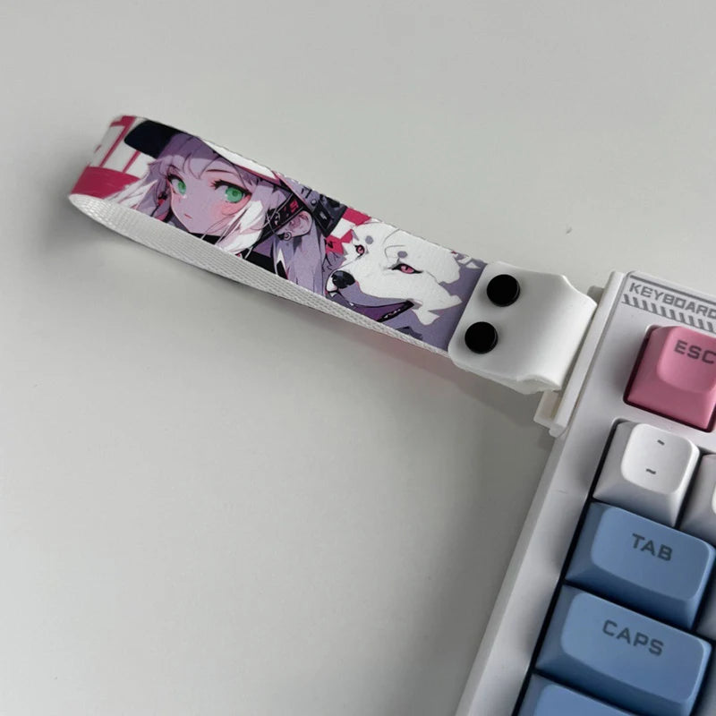Fashion Keyboard Ribbon Mechanical Keyboard Strap Universal Personalized Anime Keyboard Ribbon Keyboard Decor Accessories