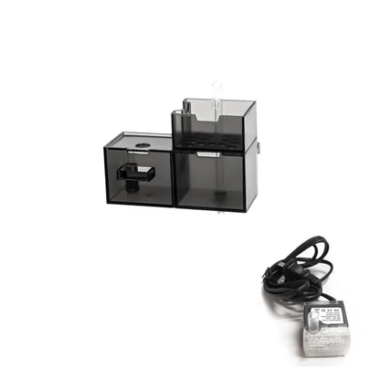 Three-in-one External Aquarium Filter Plastic Silent Fish Tank Filter Box Built-in Oxygenated Water Purifier Aquarium