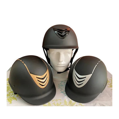Safety Wen and Women Horse Riding Caps Adjustable Equestrian Helmet Good Air Permeability Horse Riding Helmet Protective Gear