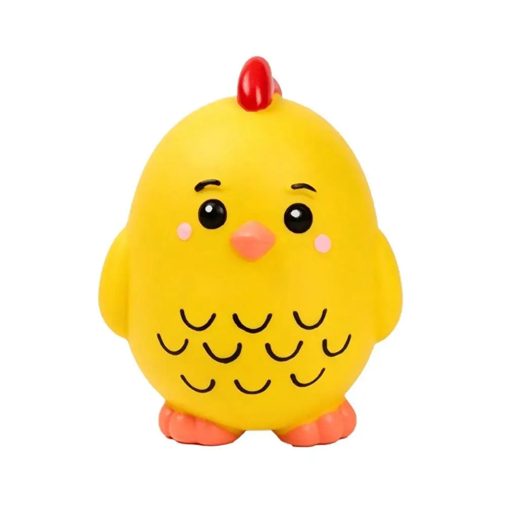 Pet Interactive Squeaker Chew Training Toy for Dog Cat Rubber Puzzle Toy yellow duck, penguin Chew Training Pet Products