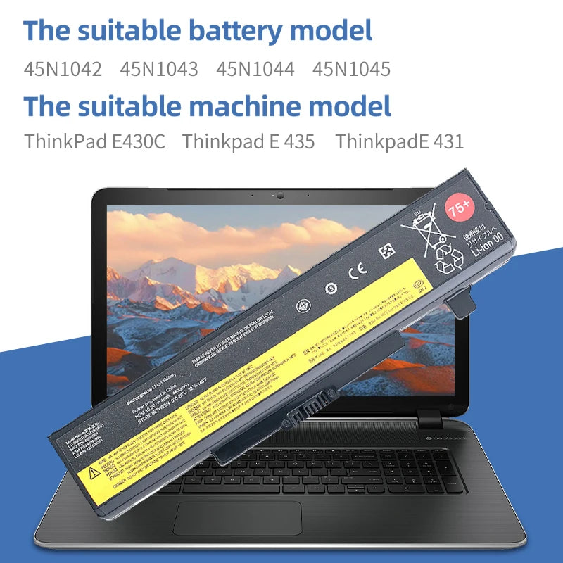 SUOZHAN For Lenovo ThinkPad E430 E530 E431 E531 E435 E440 E540 E445 E545 Z480 Z580 G480 G580 Y580 B590 Laptop Battery 45N1043