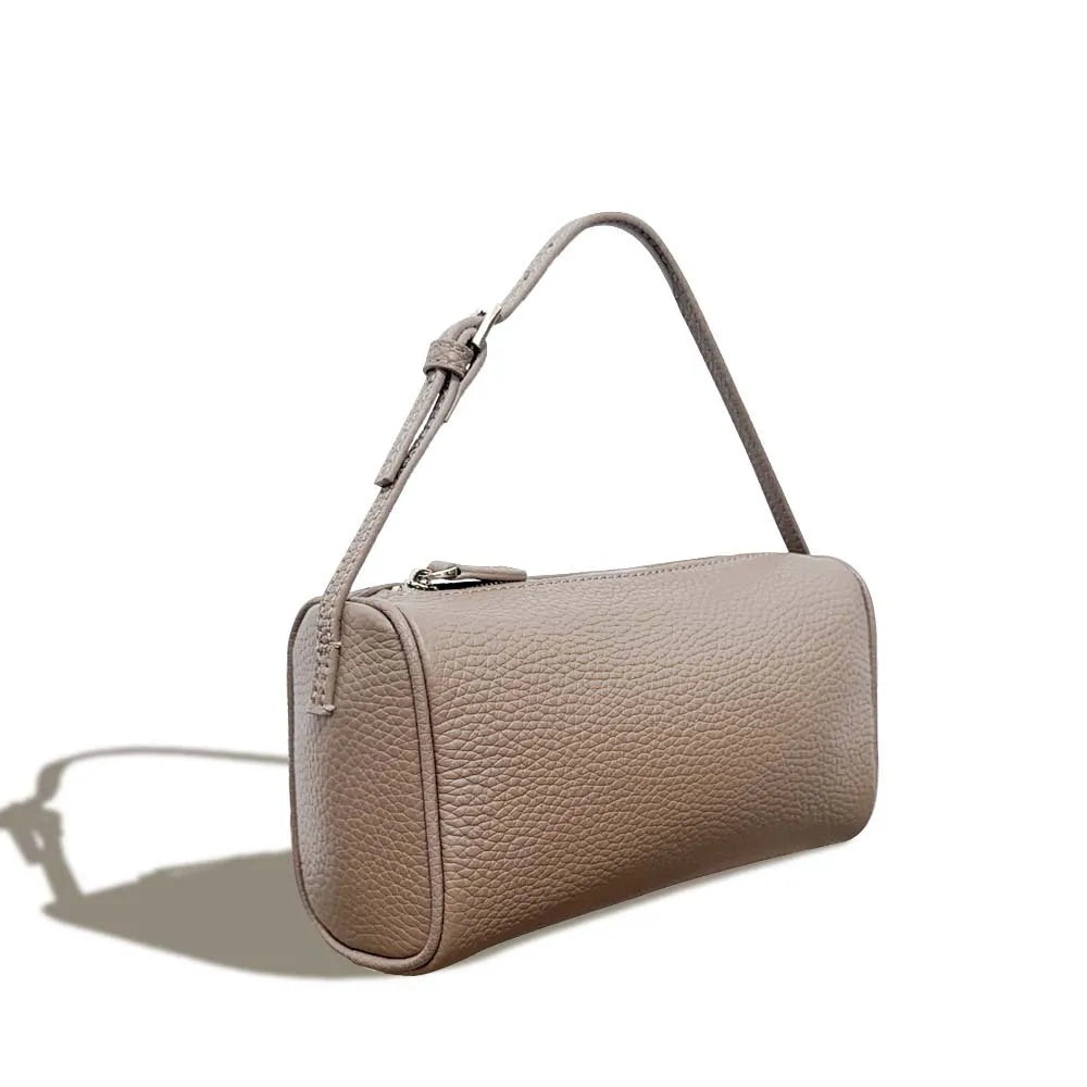2026 Luxury Brand Design Handbags Lunch Bags Women Genuine Leather Elegant Underarm Bag Fashion Mini Small Shoulder Bags Ladies