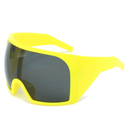 Oversized Sunglasses Men Wrap Anti Wind Personal Large Shades Futuristic Fashion Future Shield Uv400 Cycling Motorcycle