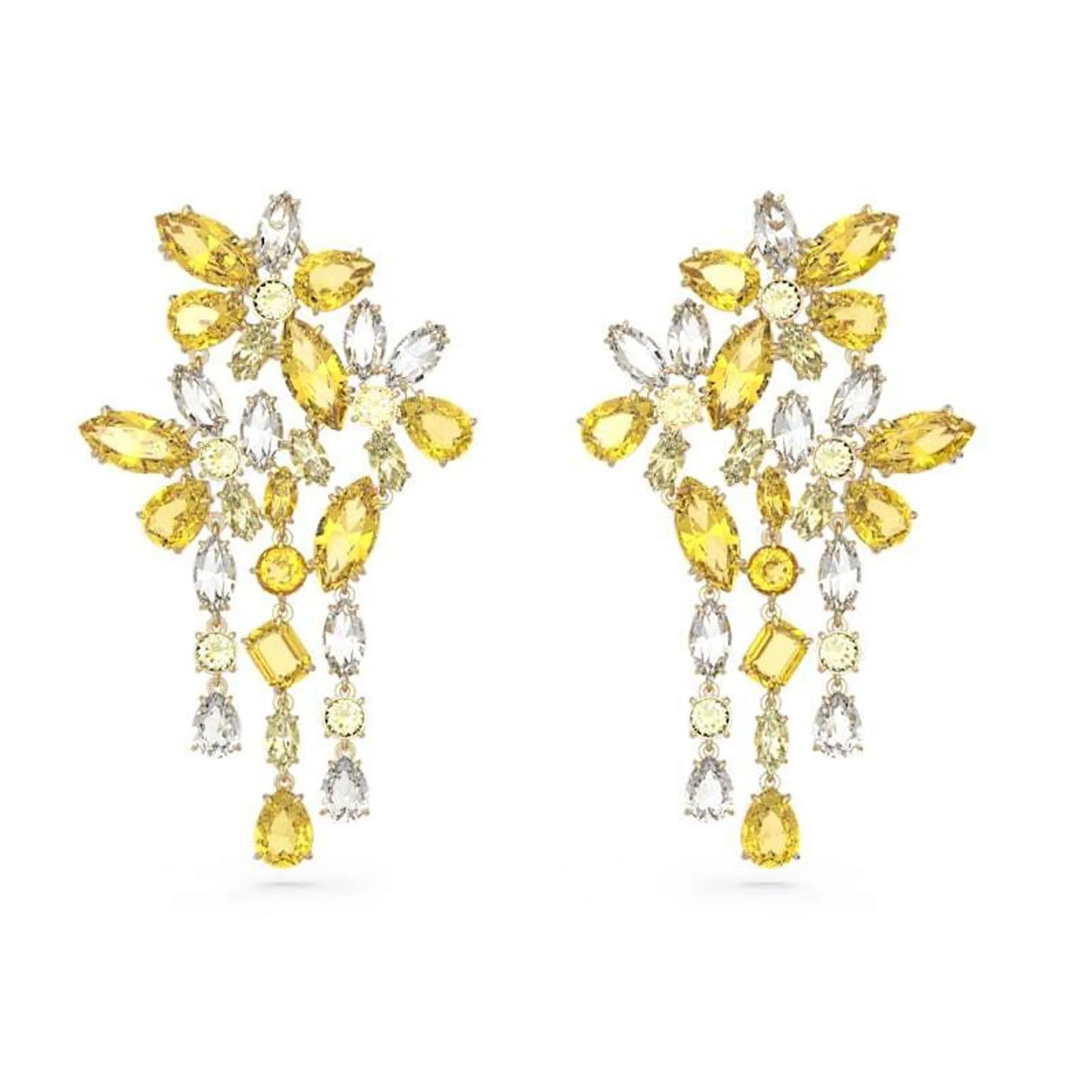 2026 Fine Jewelry Set Luxury Mixed Crystal Necklace Long Earrings Bracelet Ring for Women Romantic Gift
