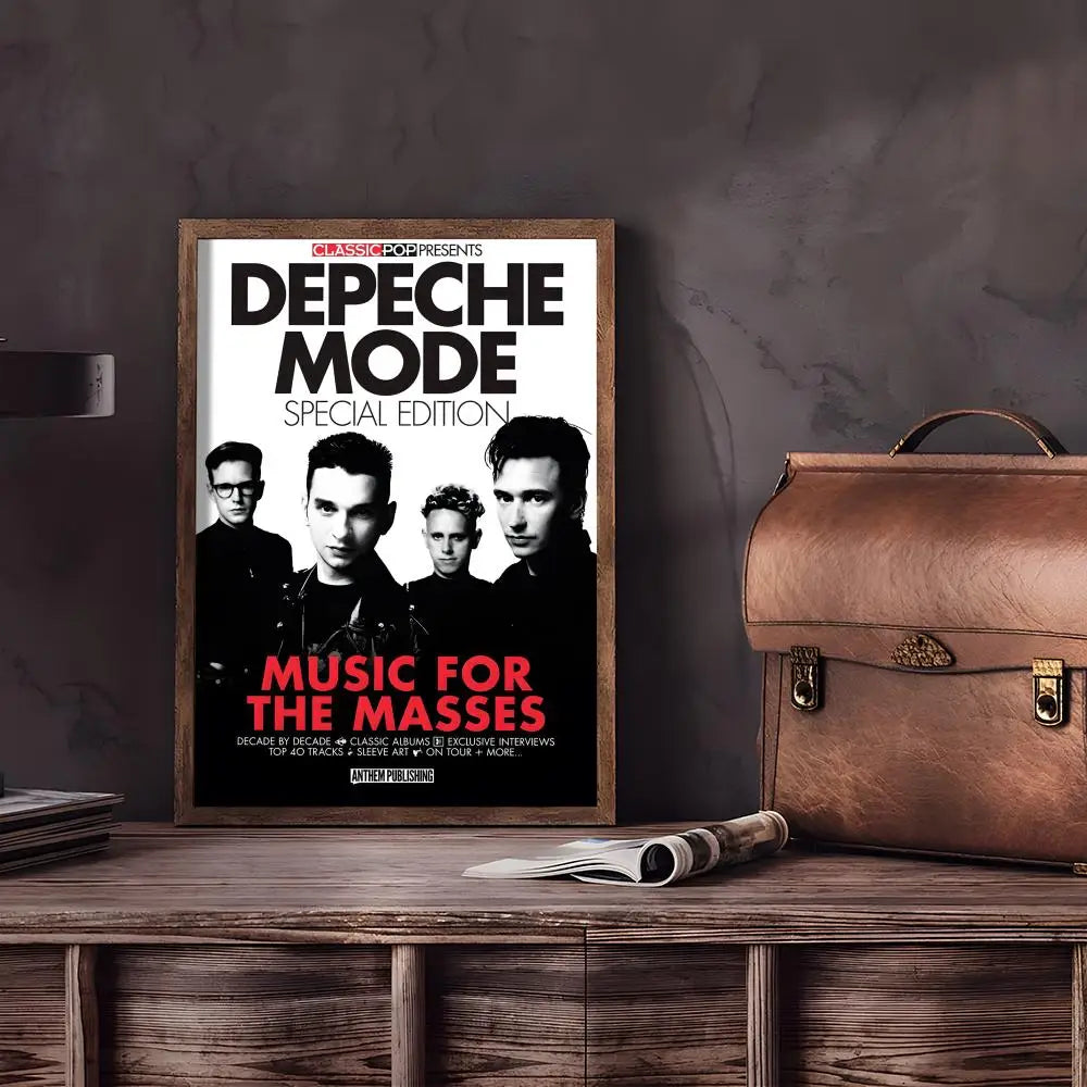 D-Depeche-M-Mode Band Painting Calligraphy Wall Art HD Canvas Oil Painting Posters Prints Home Bedroom Living Room Decor Gift