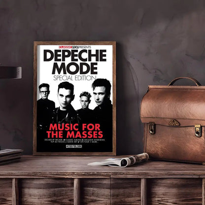 D-Depeche-M-Mode Band Painting Calligraphy Wall Art HD Canvas Oil Painting Posters Prints Home Bedroom Living Room Decor Gift