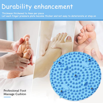 Fingerpressure Board Magnetic Foot Massage Pad Acupressure Foot Mat Muscle Relaxation Gym Yoga Mats Physiotherapy Slimming Tools