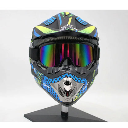 2019 New Flip Up Motorcycle Helmet Children motocross Off Road Helmet ATV Dirt bike Downhill MTB DH racing helmet.