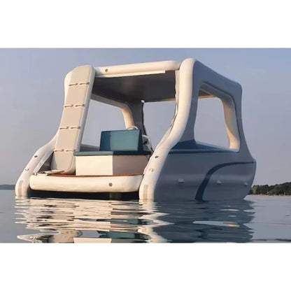 OME Large Szie 4-8 Persons Inflatable Yacht Boat Inflatable Electric Boat With Anti-slip Floor Pontoon Boat Ships Fishing Diving
