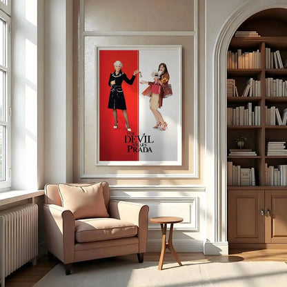 Movie The Devil Wears Prada Poster Gallery Prints Self Adhesive Home Decor Decoration Wall Decals Living Room Sticker
