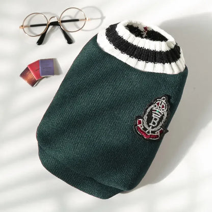 Warm Dog Sweater Winter Clothing Turtleneck Knitted Pet Cat Puppy Clothes Costume for Small Dogs Chihuahua Outfit Sweaters Vest
