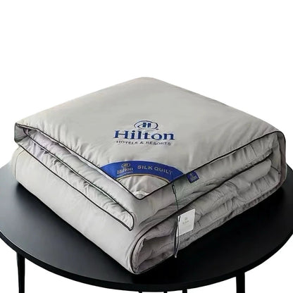 Hilton Five Star Hotel down Alternative Comforter Thick Warmth Spring Autumn Cotton Comforter Core Student Dormitory Quilt