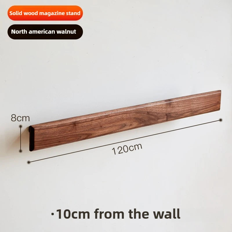 Living Room Wooden Wall Shelves Mount Storage Organization Magazines Wall Shelves Bedroom Walls Shelf Racks Home Decorations