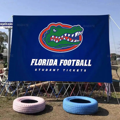 F-Florida G-Gators Football Cartoon Flag Art Science Fiction Room Home Decor Wall Hanging Home Decor Banner