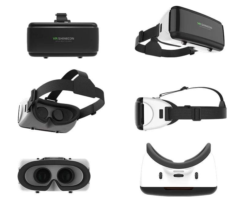 VR Shinecon 3D Glasses Virtual Reality Casque Goggles HeadsetFor Cell Phone Mobile Smartphones Binoculars Video Game Wirth Lens