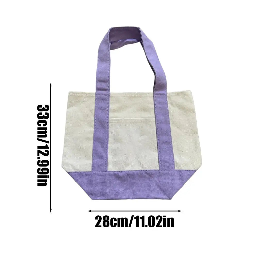 Large Canvas Tote Bag Minimalist Commuter Shoulder Bag Reusable Shopping Tote Fashionable Laptop Sleeve for Women Men Students
