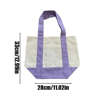 Large Canvas Tote Bag Minimalist Commuter Shoulder Bag Reusable Shopping Tote Fashionable Laptop Sleeve for Women Men Students