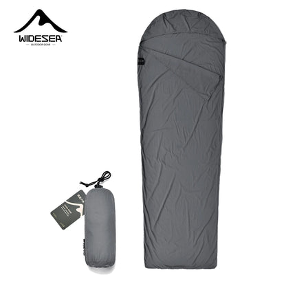 Widesea Camping Sleeping Bag Liner Ultralight Mummy Sleeping Bag Backpack Liner Single Person Travel  Sleeping Bag