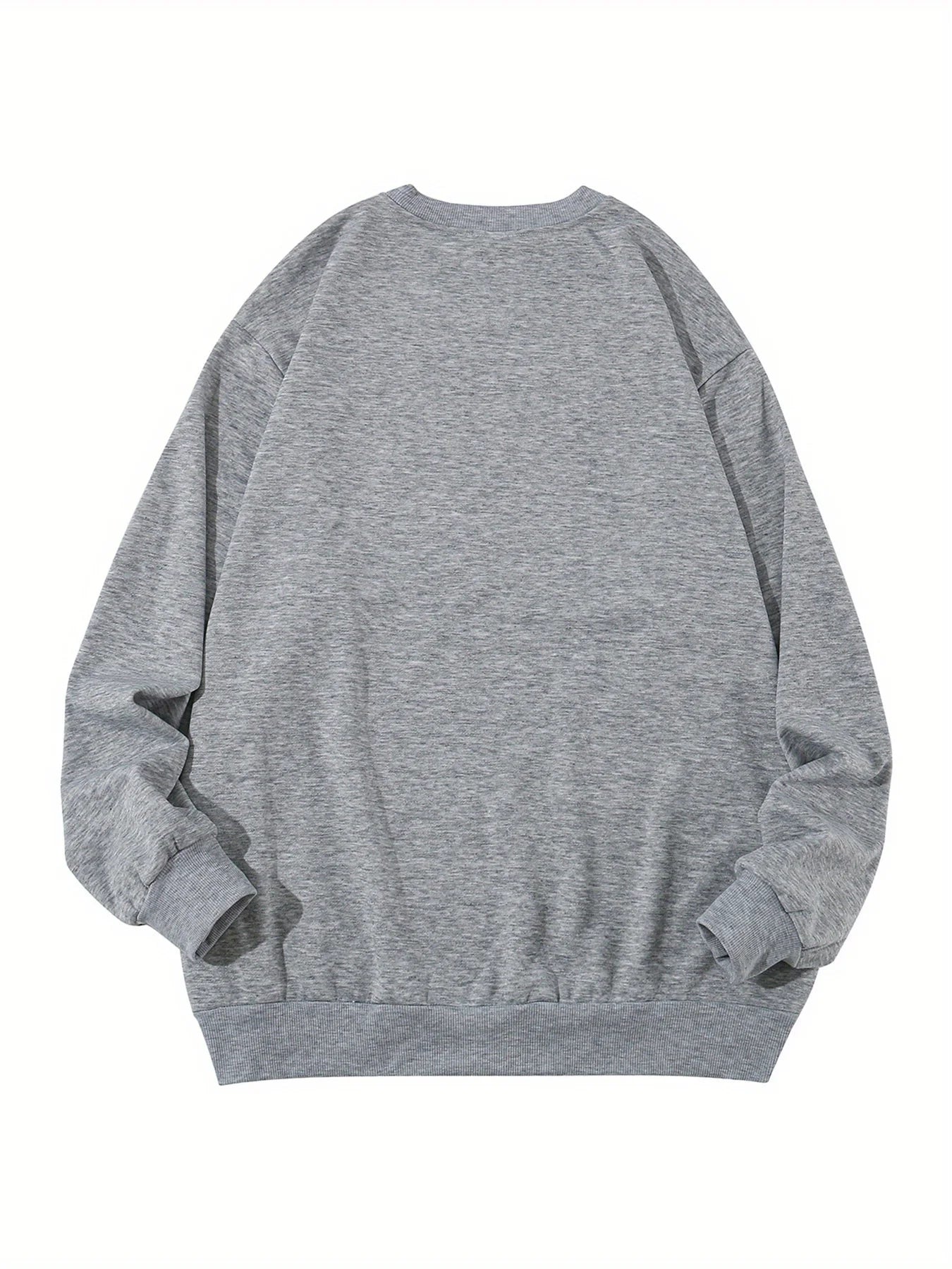 Jesus Has Your Back Letter Printing Sweatshirt Women Casual Pullover Warm Soft Hoodies Loose Crewneck Fleece Female Clothing