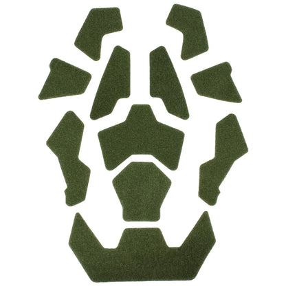 Tactical FAST Helmet Magic Sticker 11pcs Airsoft Helmet Patches Hook and Loop Sticky for Hunting Shooting Accessories
