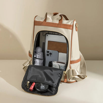 Large Capacity Backpacks Women Travelbags Fashion Color Knapsacks Waterproof Functional Anti Theft Backbags Casual Trend Design
