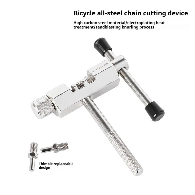 Mountain Bike Chain Cutter Chain Unloader With Nickel Plated Top Pin All Steel Chain Remover Road Bike Chain Removal Tool