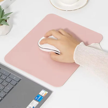 Small PU mouse pad Non-Slip Gaming Desktop Leather Mouse Pad Waterproof Anti-Scratch Easy To Clean Mat For PC Laptop Desktop