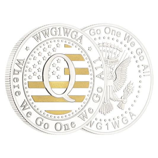 Where We Go One We Go All Commemorative Coins Usa Q Coins Collectible Coins Souvenirs Gift