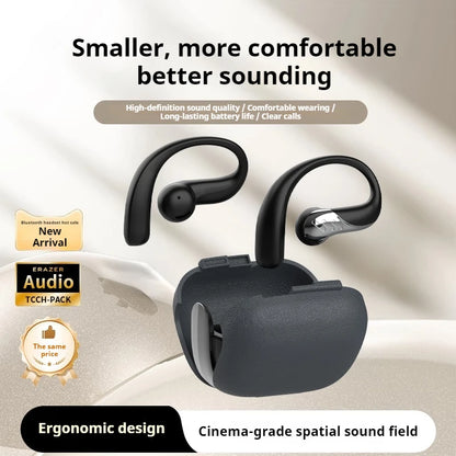 Wireless Earbuds Bluetooth 5.4 Touch Control Ear Clip Earphones for iPhone Dual-Connection HIFI Headphones High Sound Quality