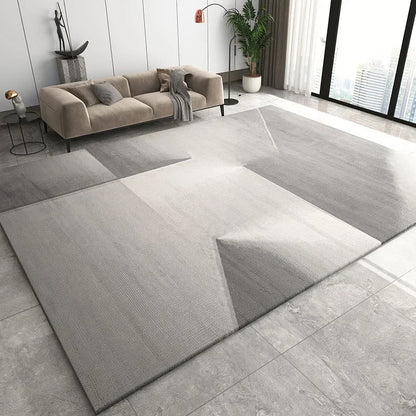 Modern Simple Living Room Decoration Carpet Large Area Soft Lounge Rug Gray Nordic Rugs for Bedroom Washable Anti-slip Floor Mat