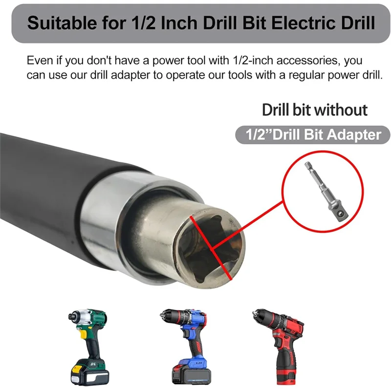 Hot Sale-Cordless Electric Ratchet Wrench,Impact Wrench Extender,Automatic Extension Wrench,Electric Extension Wrench