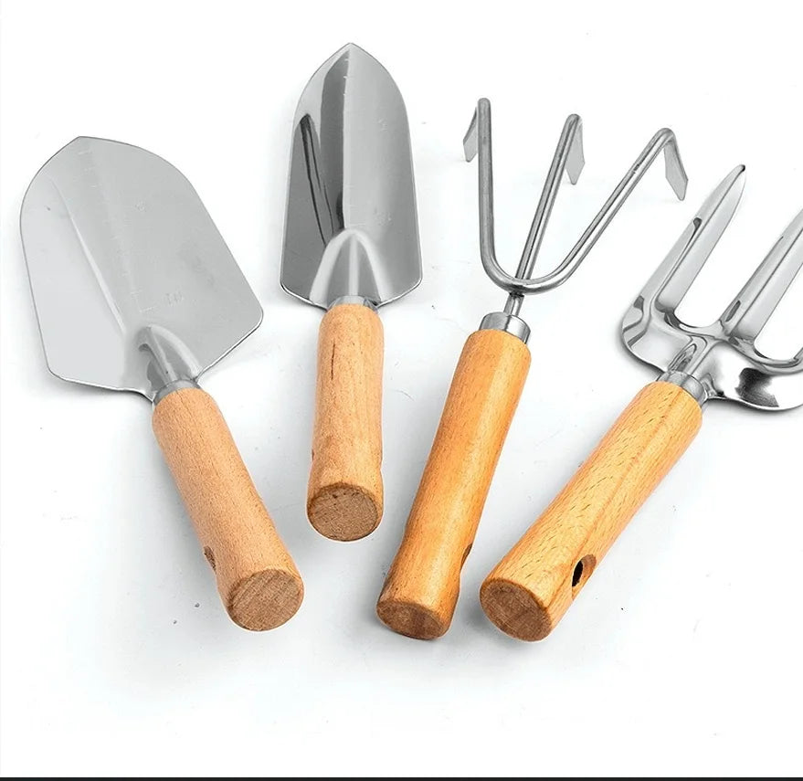 Gardening Tools 9PCS/Set Heavy Duty Durable Stainless Steel Hand Toolsv For Digging Transplanting Weeding With Storage Handbag